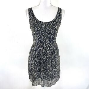 BRANDY MELVILLE‎ Floral Open Back Fit & Flare Dress OS